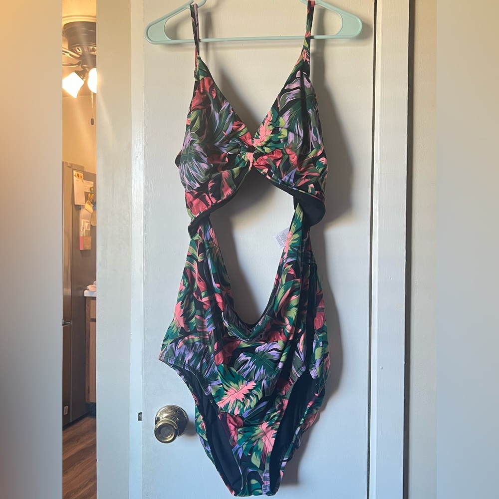 Tropical Adult Cut-Out One Piece